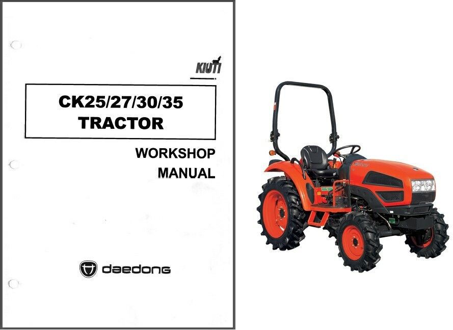 kioti ck25 tractor owners manual